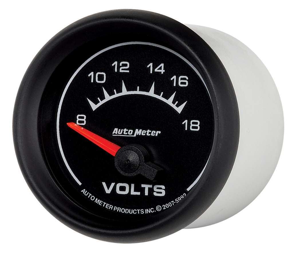 Auto Meter 2-1/16" 8-18V Short Sweep Electric Voltmeter 5992 ES