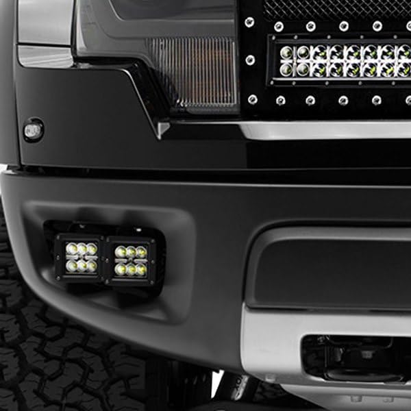 ZROADZ 2010-2014 FORD Z325671-KIT F150-RAPTOR Black Front Bumper LED Light Bar Kit