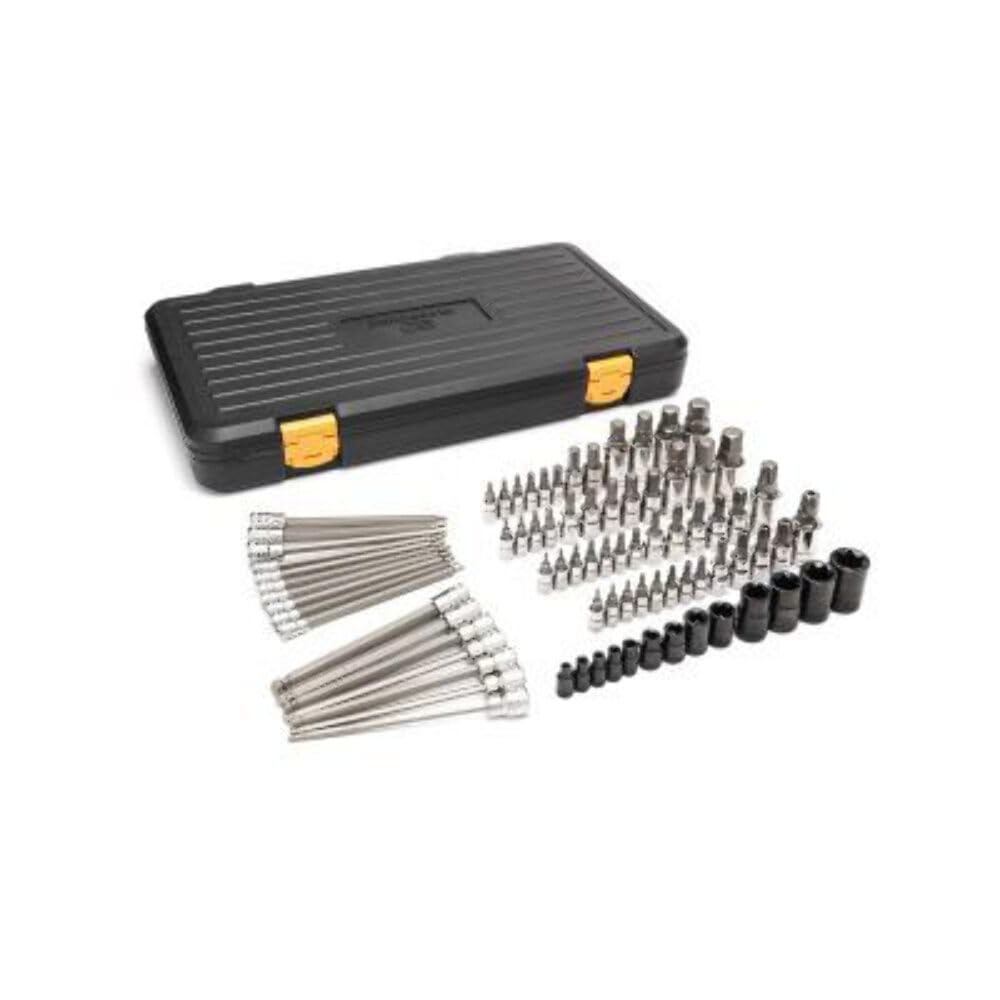 Set GEARWRENCH SKT Torx & Hex Bit Mast 80Pc (86538)