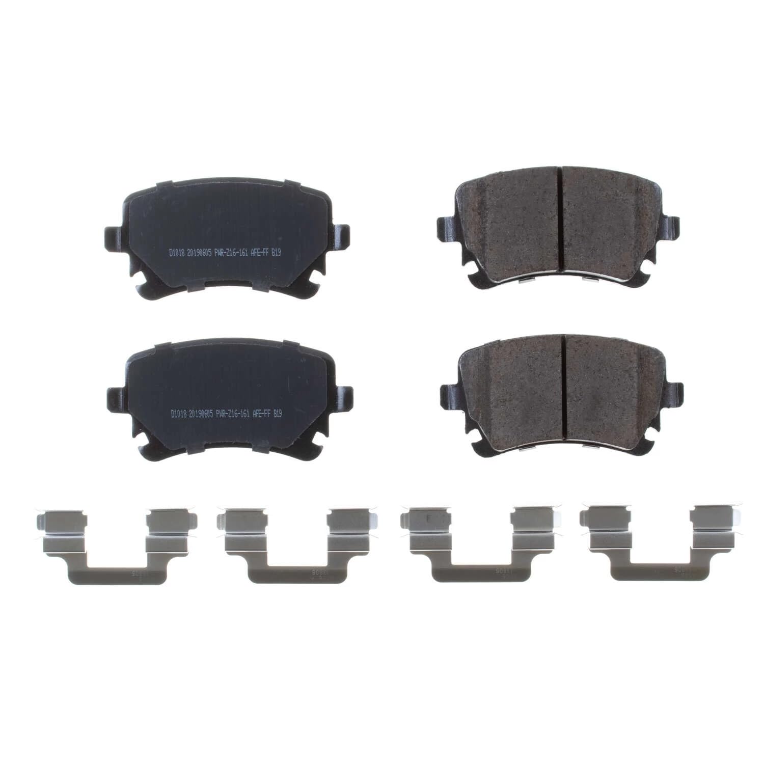 Power Stop Front Brake Kit For Audi A6 Quattro 2005-11 |A8 Quattro 2004-10 |RS4 2007-08 |RS6 2003-04 |S4 2004-09 |S6 Audi 2007-11 - Ceramic Brake Pads With Installation Hardware, 17-1018