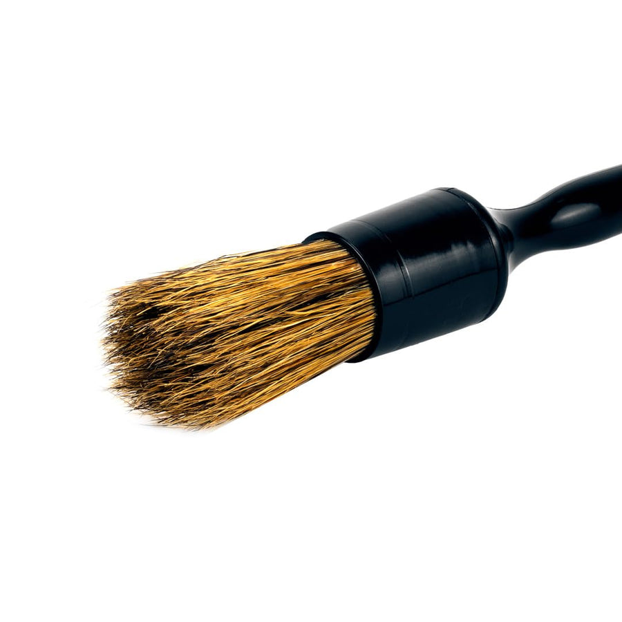 Maxshine Premium Universal Natural Boar’s Hair Detailing Brush #14 – Plastic Handle with No-Shed Bristles – Ideal for Cleaning Engines, Wheels, Interiors, Air Vents & More