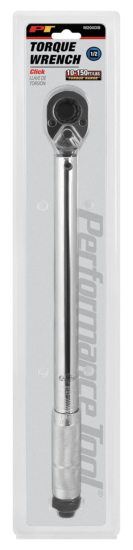M200DB Performance Tool 1/2-Inch Drive Click Torque Wrench (10 to 150 ft/lbs)