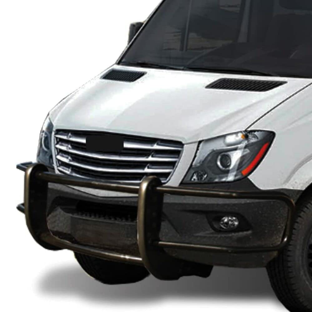 SPARTAN Black Horse Grille brush Bumper Guard Modular Black Compatible with 07-09 Dodge sprinter/Freightliner Sprinter 2500/3500|19-24-Benz sprinter 1500/4500|10-24-Benz sprinter 2500/3500-17D501MA
