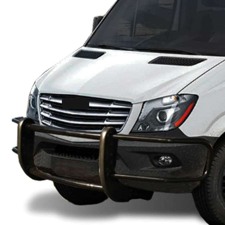 SPARTAN Black Horse Grille brush Bumper Guard Modular Black Compatible with 07-09 Dodge sprinter/Freightliner Sprinter 2500/3500|19-24-Benz sprinter 1500/4500|10-24-Benz sprinter 2500/3500-17D501MA