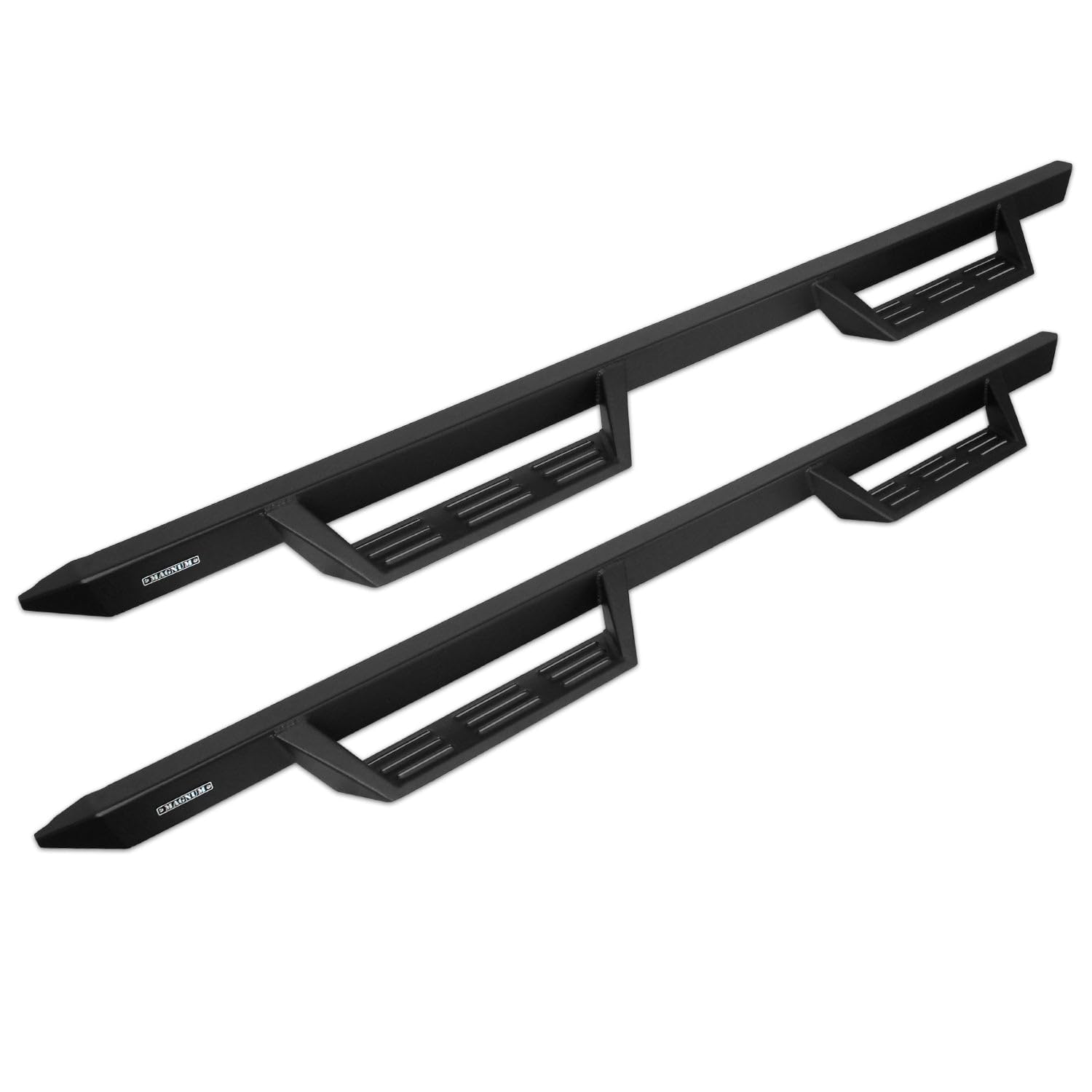 Black Magnum RT Gen 2 Drop Steps Running Boards for 2019-2023 Ford Ranger Crew Cab