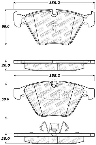 Sport Brake Pads StopTech 309.12600 with Shims and Hardware