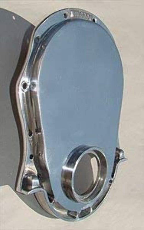 Polished Aluminum Timing Cover Milodon 14850 for Generation 4 Big Block Chevy