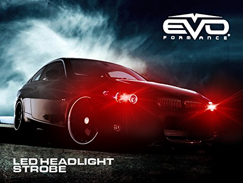 EVO Formance CIPA 93194 Red 3W LED Headlight Strobe