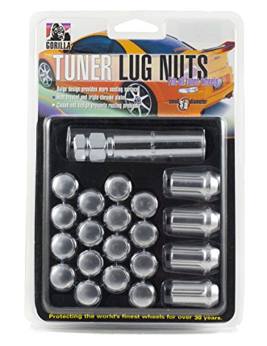 Gorilla 42133AL Automotive Silver 12mm x 1.50 Thread Size Aluminum Small Diameter 5-Lug Kit, (Pack of 20)
