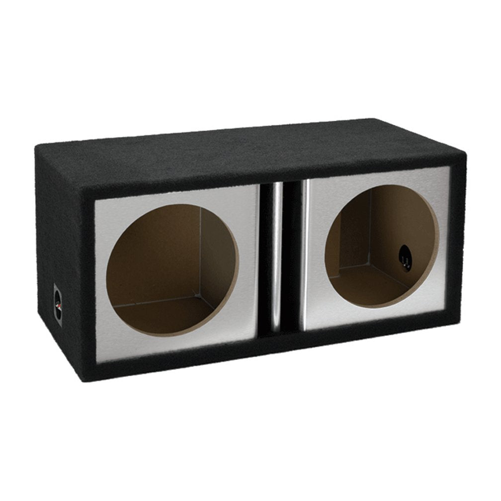 Dual Vented 12" Brushed Aluminum