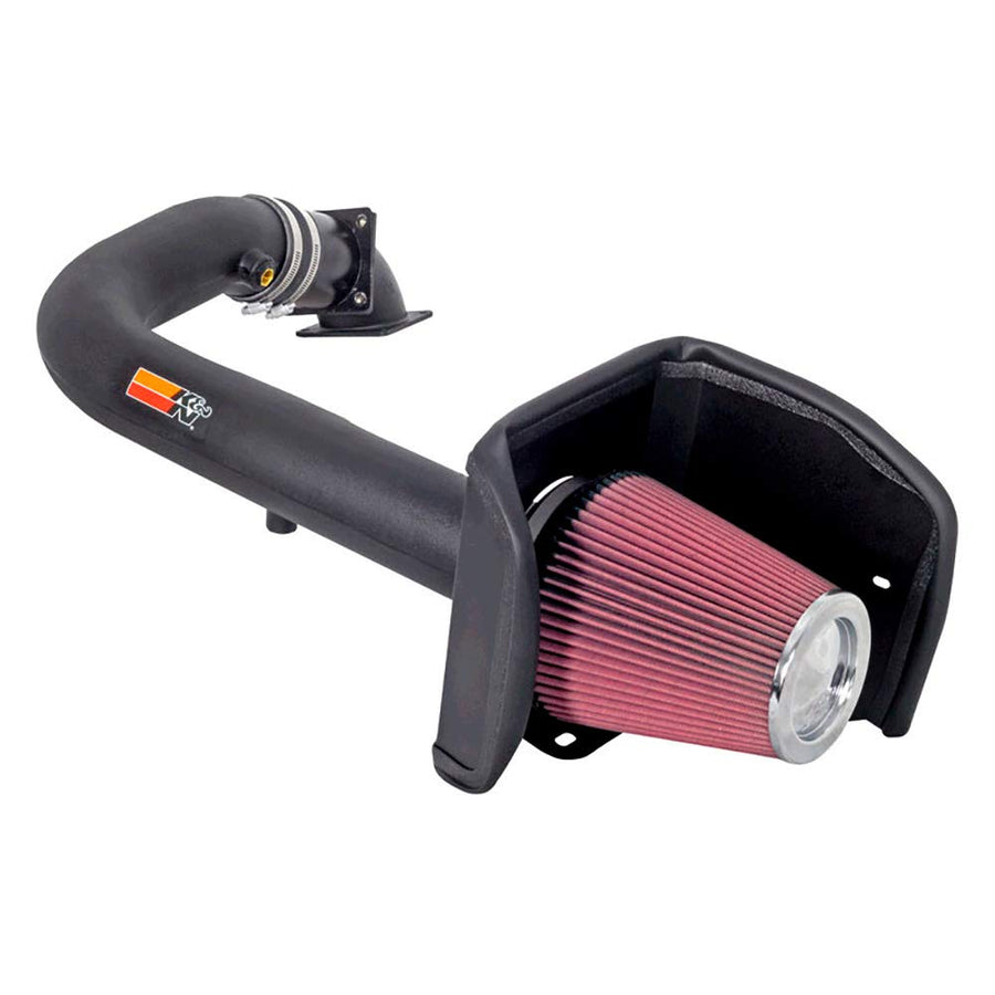 Cold Air Intake System K&N: High-Flow Air-Filter, Increase Performance & Horsepower: Compatible with 2004-2005 FORD F150, 57-2557