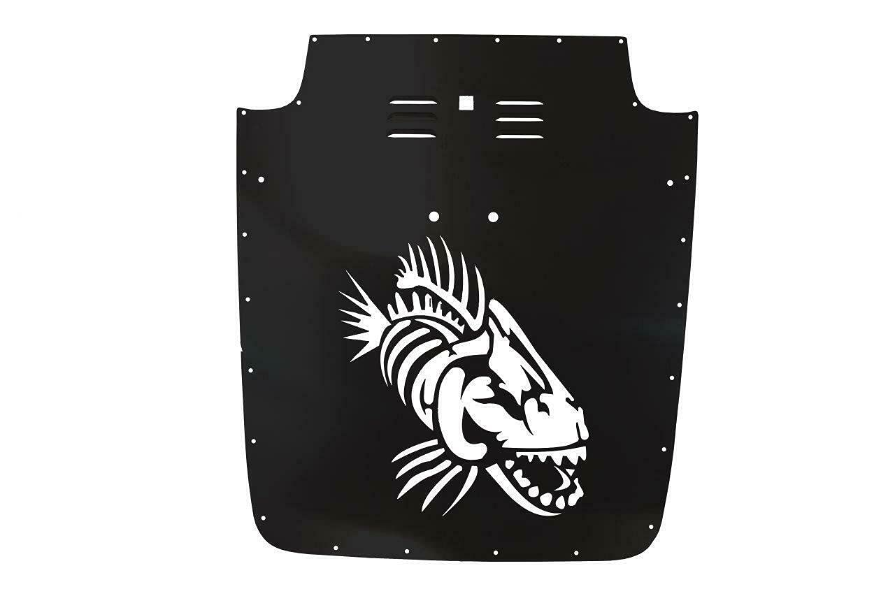 Fishbone FB31131 Offroad: Tj Black Hood Louver (97-02)