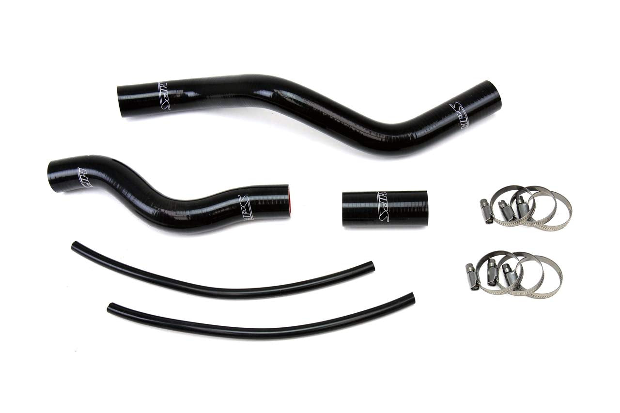 7th Gen HPS 57-1526-BLK Black Silicone Radiator Hose Kit Coolant