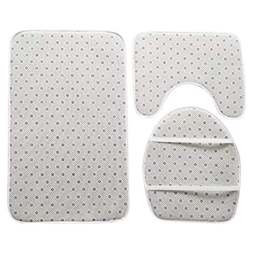 Bathroom Melling RUG Set 16.8L x 12.8W x 11.0H inches, M35M543