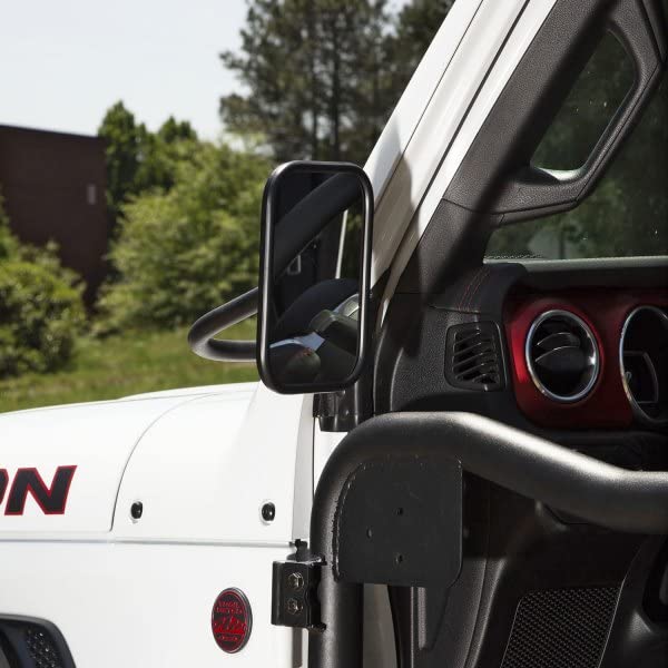 Rugged Ridge Trail Mirror for Jeep Gladiator/Wrangler | Rectangular | 11025.24 | Fits 2018-2025 Jeep Wrangler JL; 2020-2025 Jeep Gladiator JT