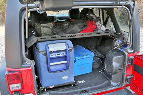 Black Fabtech Interior Cargo Rack FTS24194