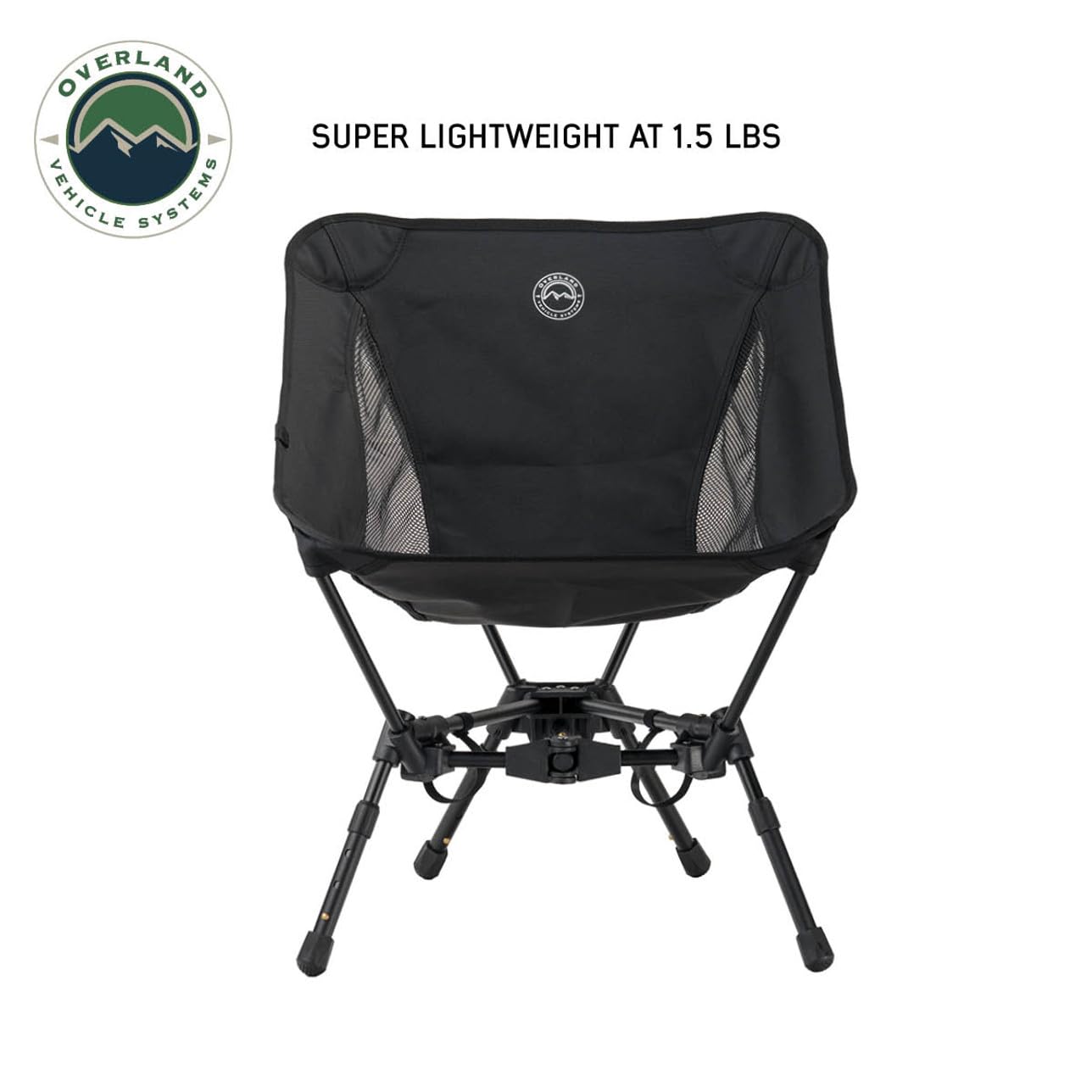 Camping Chair Overland Vehicle Systems Compact – Lightweight Folding Camp Chair with Collapsible Aluminum Frame