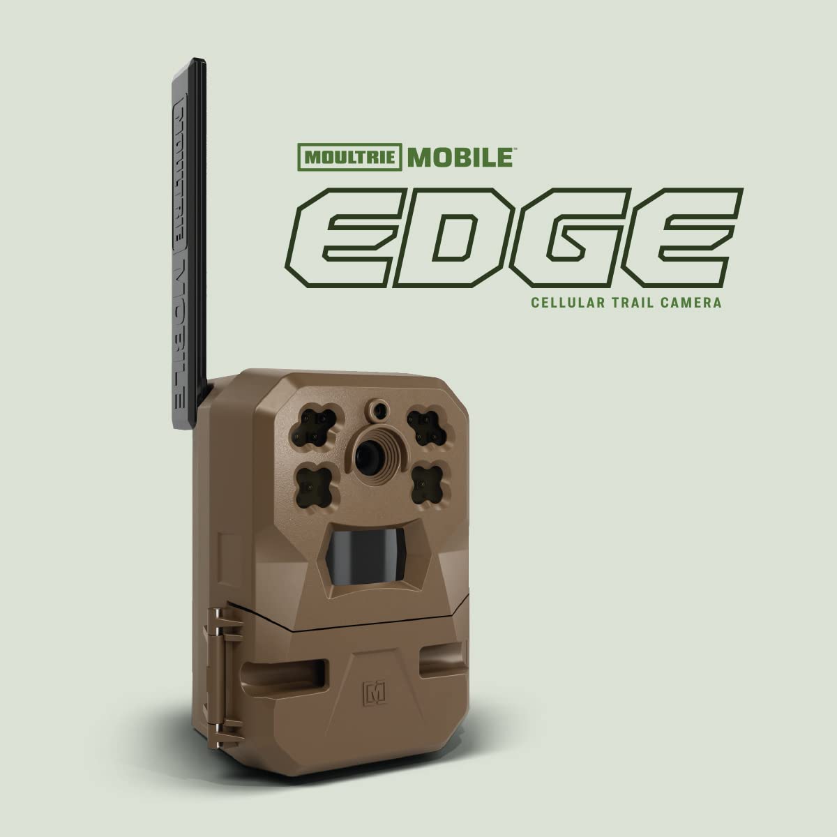 Moultrie Cellular Trail Camera Edge - Nationwide 4G LTE - HD Video-Audio - Built in Memory - Cloud Storage