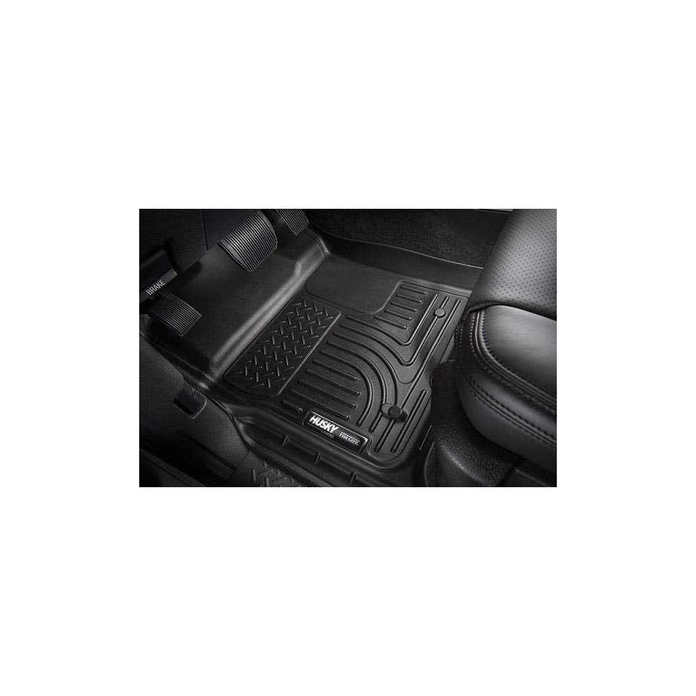 Weatherbeater Series Husky Liners 99601 - Custom Fit Front & 2nd Seat Floor Liners - Black