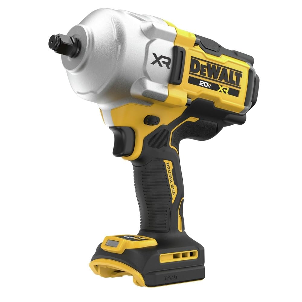 DEWALT 20V MAX Impact Wrench Cordless, 1/2" Hog Ring, High Torque, Brushless, Bare Tool Only (DCF961B)
