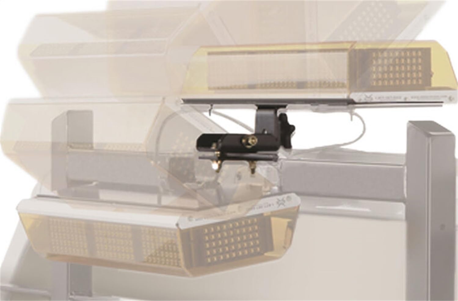 BACKRACK Flooding Light Bracket RealTruck, 16X7 | Center Mount, Black | 91002RECF | Universal w Frame's
