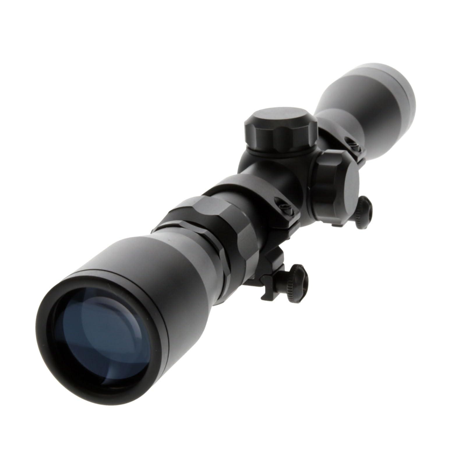 TRUGLO Hunting TRUSHOT Shooting Durable Waterproof Fogproof Shock Resistant 1" Aluminum Tube Duplex Reticle Riflescope | Scope Rings Included - Weaver-Style, 2-7 x 32mm