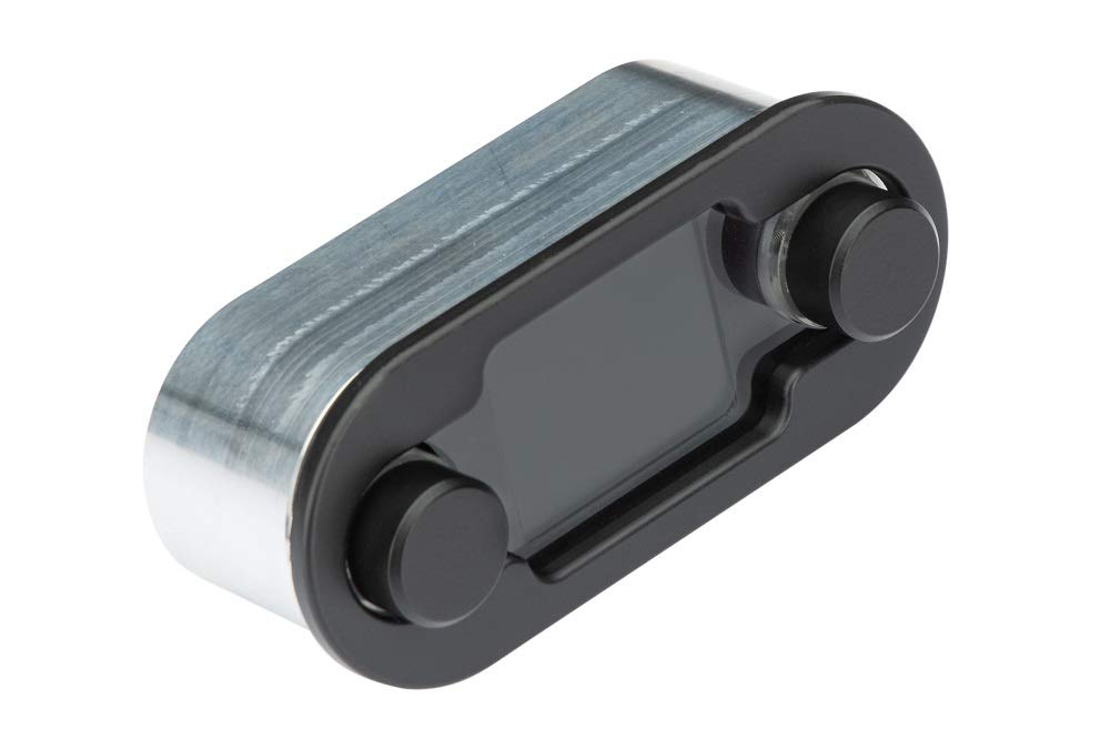Dakota Digital DCC Climate Control - Vintage Air Gen IV 2-Knob, HDX-Style, Black, Silver Alloy - Compatible with Most Vehicles