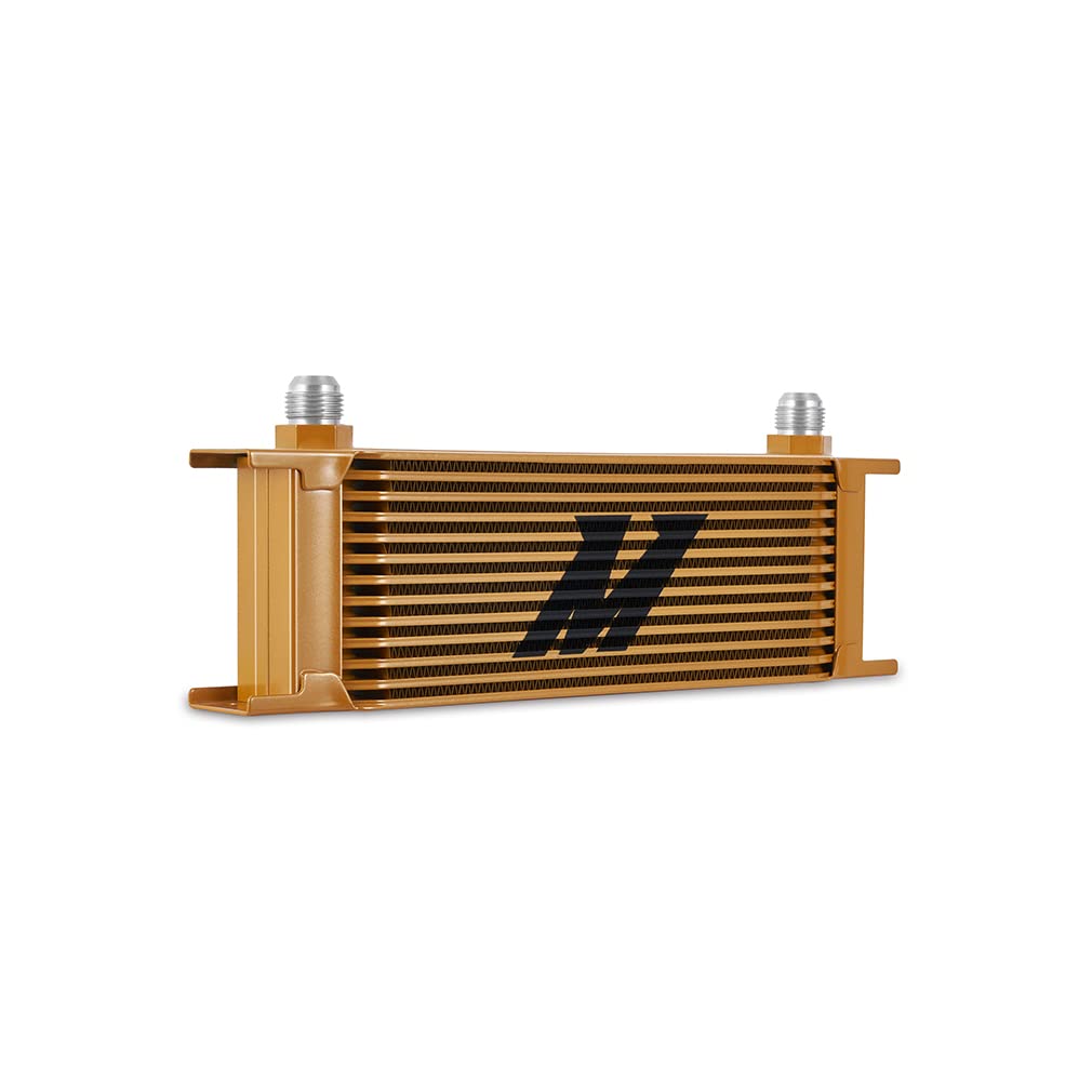 Mishimoto 13-Row Universal Oil Cooler, Gold