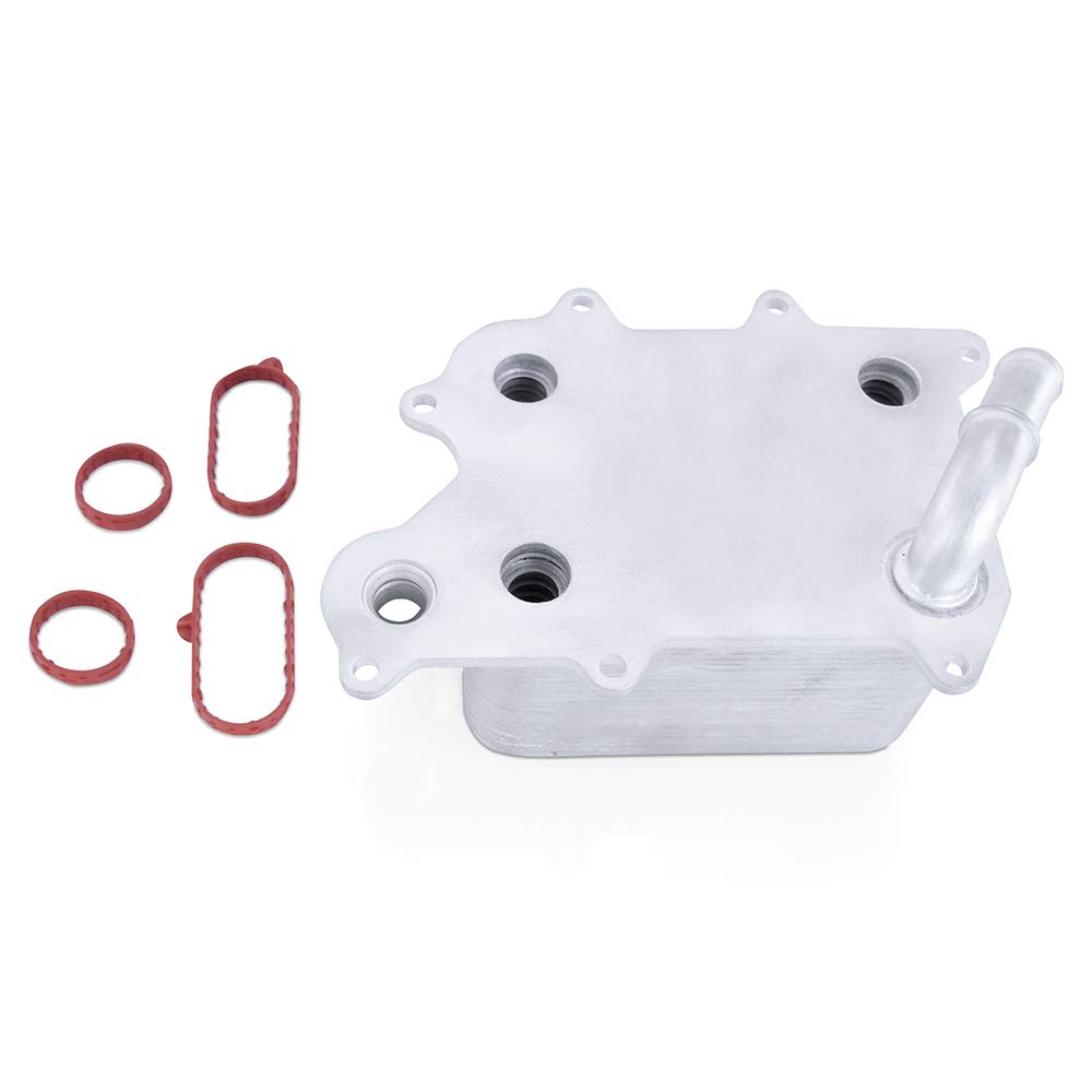 Mishimoto Replacement MMOC-F2D-11B Oil Cooler, Compatible With Ford 6.7L Powerstroke 2011+