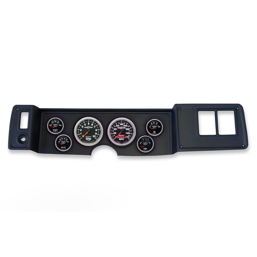 AUTO METER Direct Fit Dash Kit 2141-12, Abody/Duster/Demon/Dart 70-76, Tach/Mph/Fuel/Oilp/Wtmp/Volt, Sport-Comp Ii