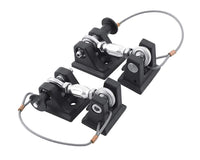 Hood Hold Down DV8 Offroad for the 2007-2018 Jeep Wrangler JK | Quick Release Push Pin | Adjustable Tensioning Turnbuckle | Steel & Billet Aluminum Construction