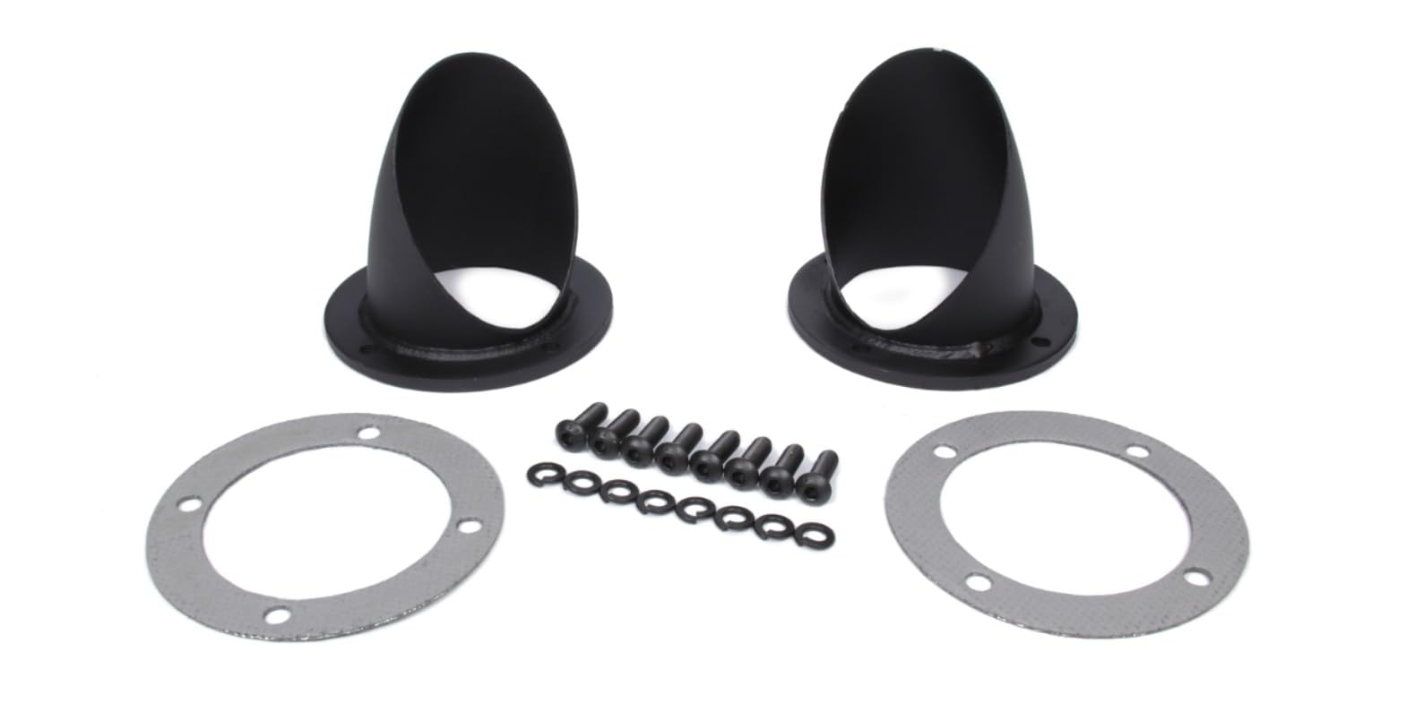H1145 Patriot Exhaust 3-1/2" Lakester Exhaust Header Turnout Kit, Black