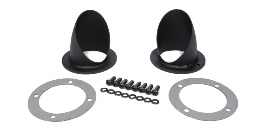 H1145 Patriot Exhaust 3-1/2" Lakester Exhaust Header Turnout Kit, Black