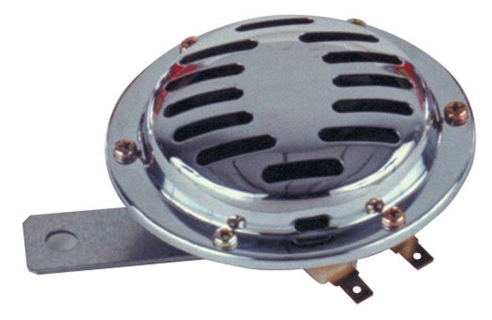 Chrome Disc Horn Wolo (275-2T) - 12 Volt, High Tone