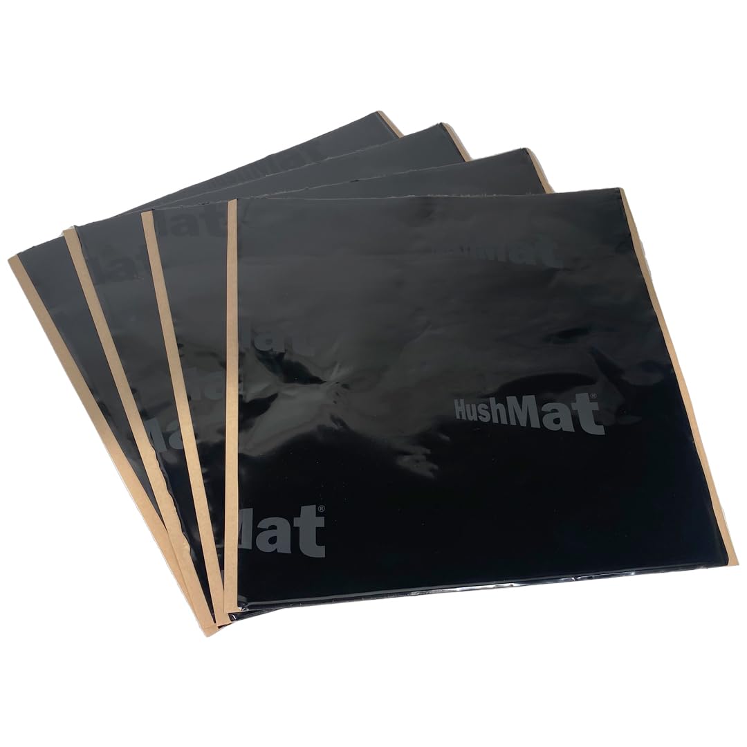 Multi Use Kit HushMat 10150 - (4) 12" x 11" Black Ultra Sheets - 3.7 Square Feet