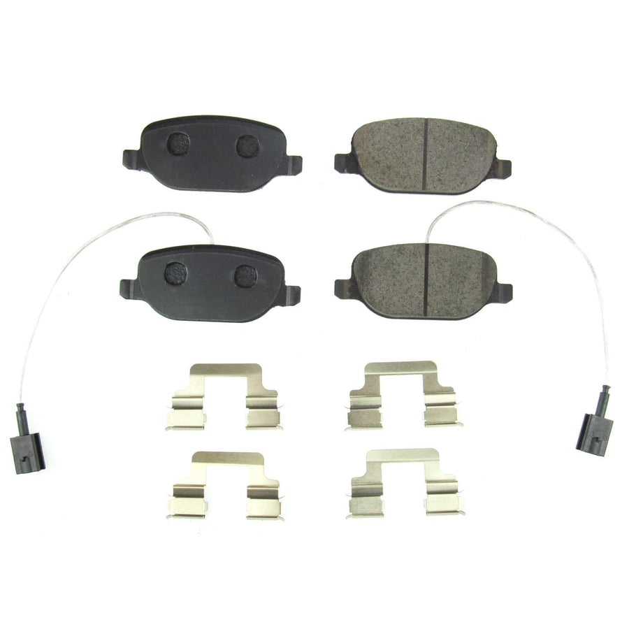 Rear Brake Kit Power Stop For Alfa Romeo 4C 2015-20 - Ceramic Brake Pads With Installation Hardware, 17-1822
