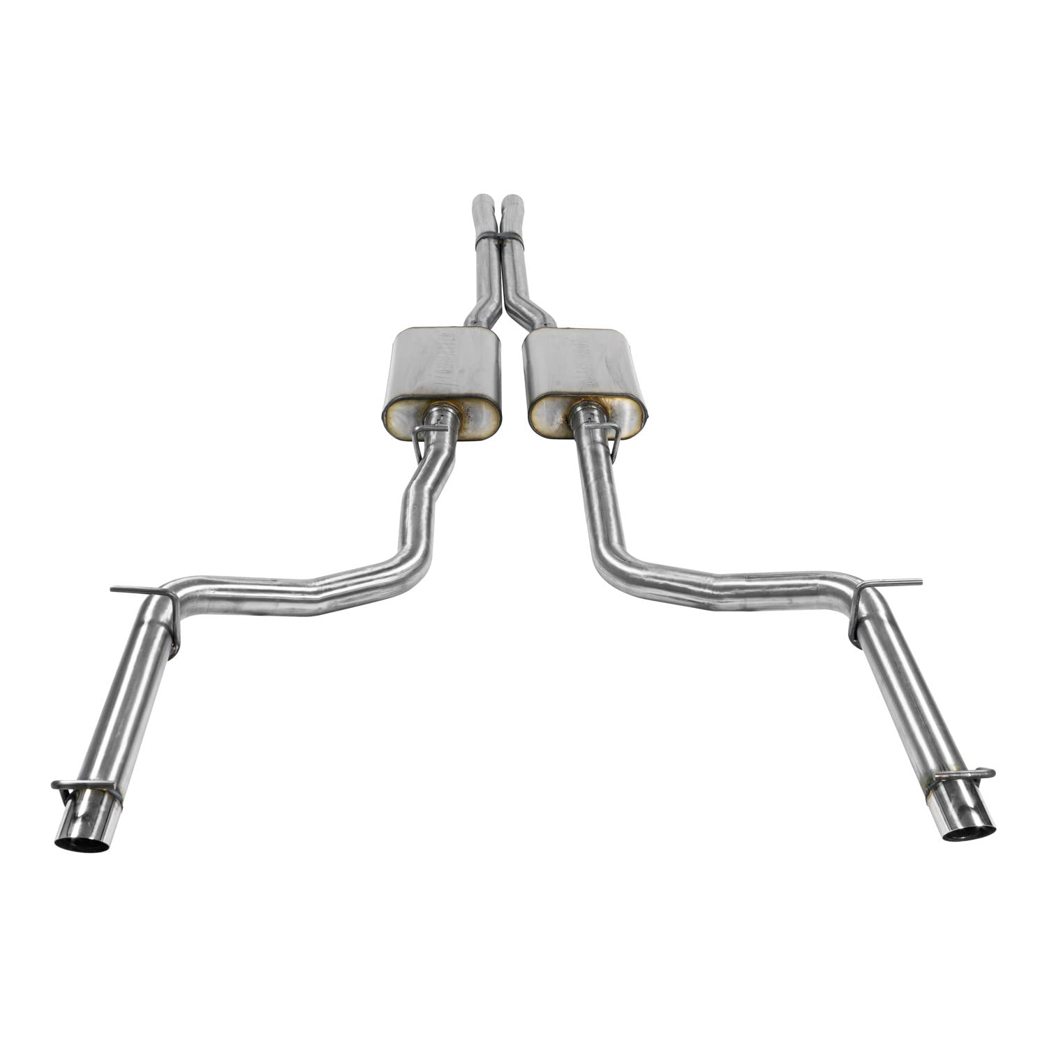 Flowmaster FlowFX 717831 Cat-Back Exhaust Kit 2.5 Inch 409 Stainless Steel with Angle Cut Polished 304 Stainless Steel Tips Compatible with 2011-2014 Dodge Charger R/T Chrysler 300C 5.7L Hemi