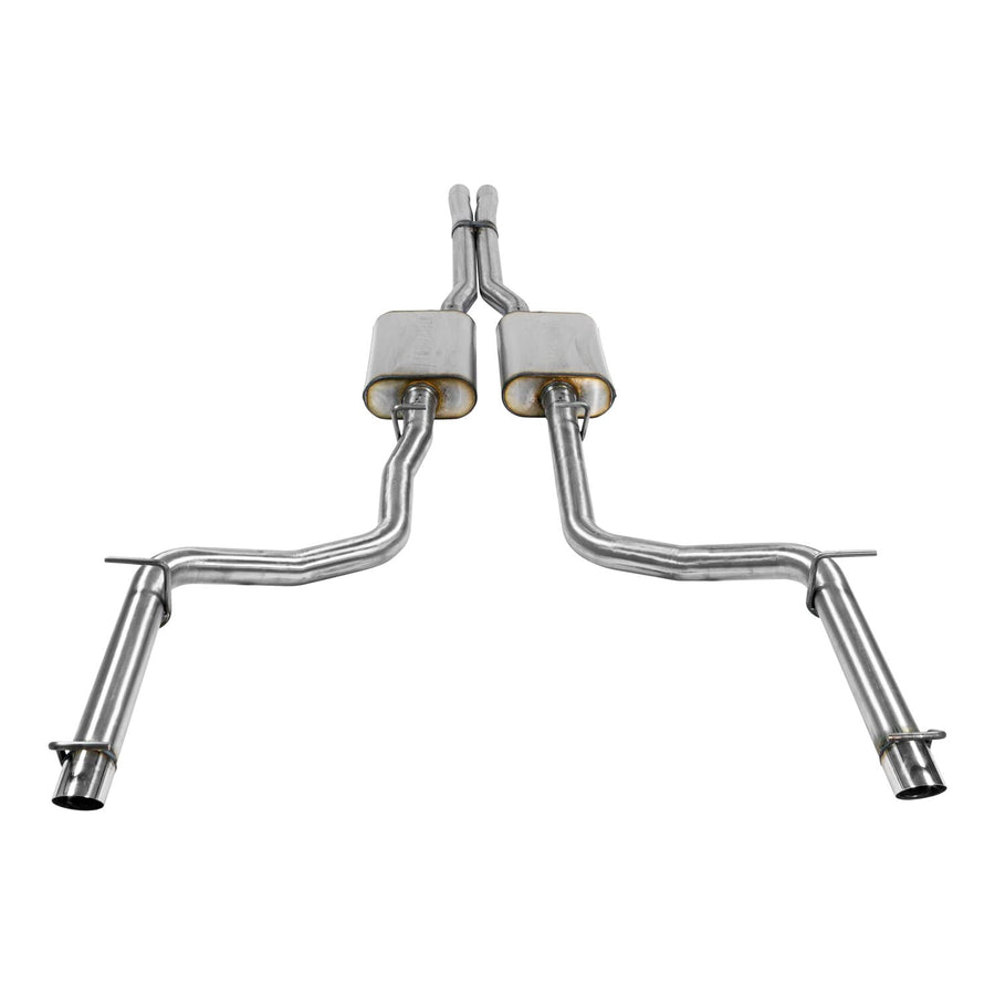 Flowmaster FlowFX 717831 Cat-Back Exhaust Kit 2.5 Inch 409 Stainless Steel with Angle Cut Polished 304 Stainless Steel Tips Compatible with 2011-2014 Dodge Charger R/T Chrysler 300C 5.7L Hemi
