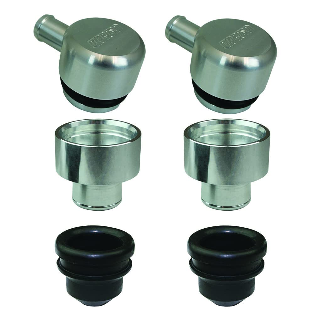 68864 Moroso Valve Cover Breathers, 3/4" Tube, COPO