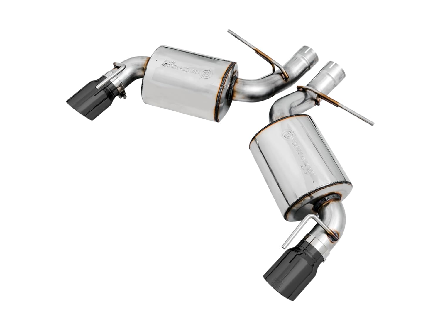 AWE Tuning Axle-back Exhaust Touring Edition for 2016-2024 Chevrolet Camaro SS (Diamond Black Tips)