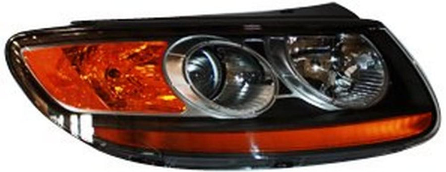 Right TYC Headlight Assembly Compatible with 2007-2007 Hyundai Santa Fe