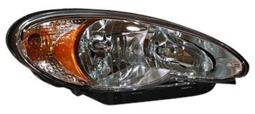 Right TYC Headlight Assembly Compatible with 2006-2010 Chrysler PT Cruiser