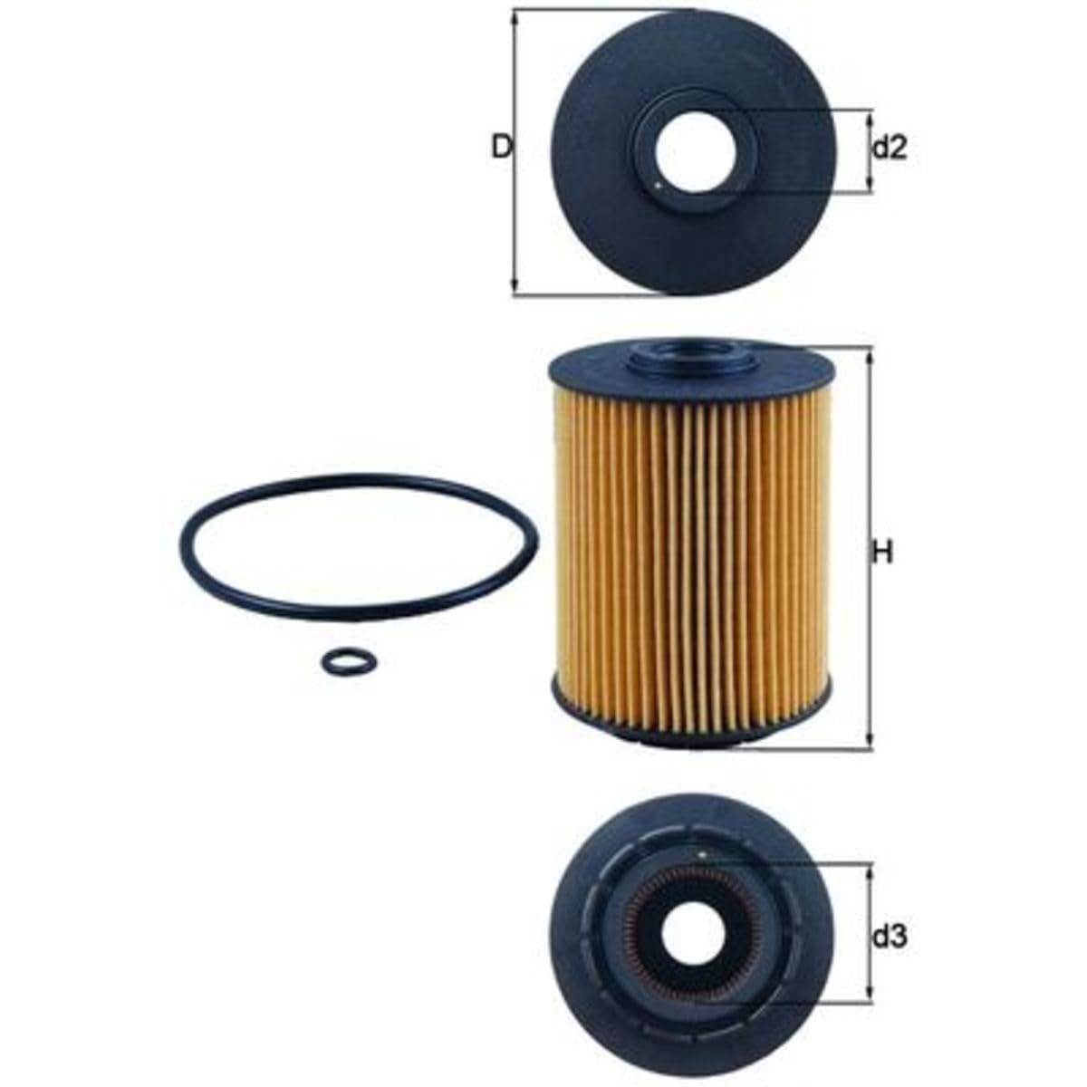 ECO MAHLE OX 356D Oil Filter