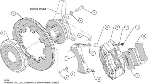 12.19" DPR-DS Front Kit, Red