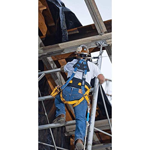 6-Foot Werner C111506 Adjustable Web Positioning Lanyard (1" Web, Snap Hook), 1per Pack