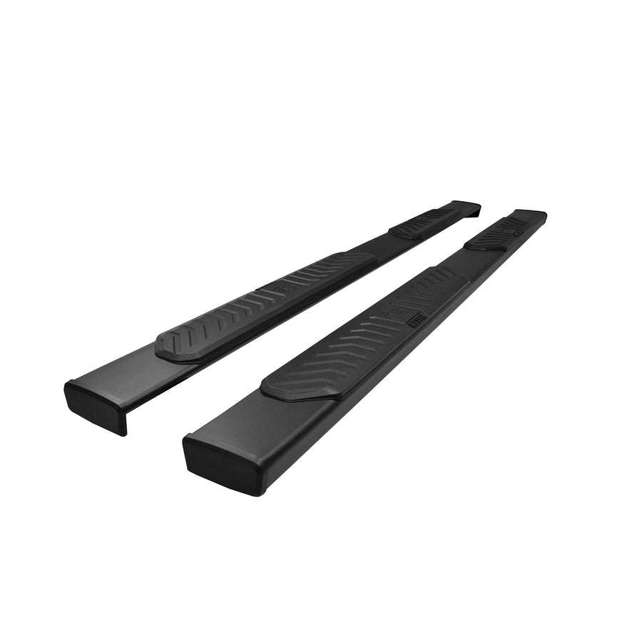 Black Westin R5 Nerf Step Bars Silverado/Sierra 1500 Double Cab 2019 (Excl. 2019 Silverado LD/Sierra 1500 Limited)