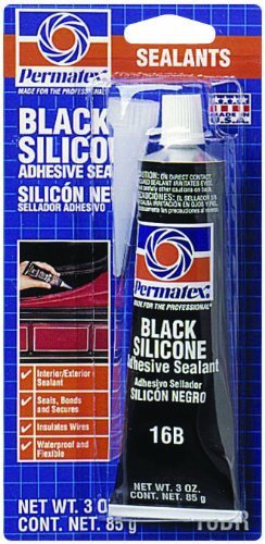 3 Oz Permatex 81158 Black Silicone Adhesive Sealant