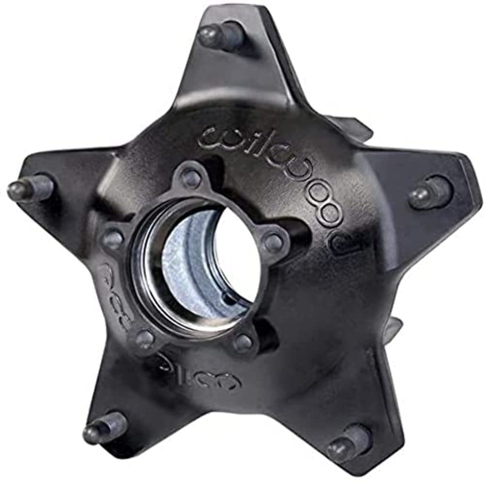 Rear Hub-Starlite 55 - Standard Offset, 5/8 C Studs-Drilled-Black-Less Races