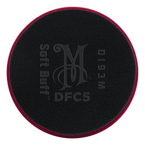 Meguiar's 5" Soft Buff DA Foam Cutting Disc - Hook and Loop Foam Pad for Removing Swirls, Scratches, and Oxidation - for use with 5" DA Backing Plate and DA Polisher, 1 Disc