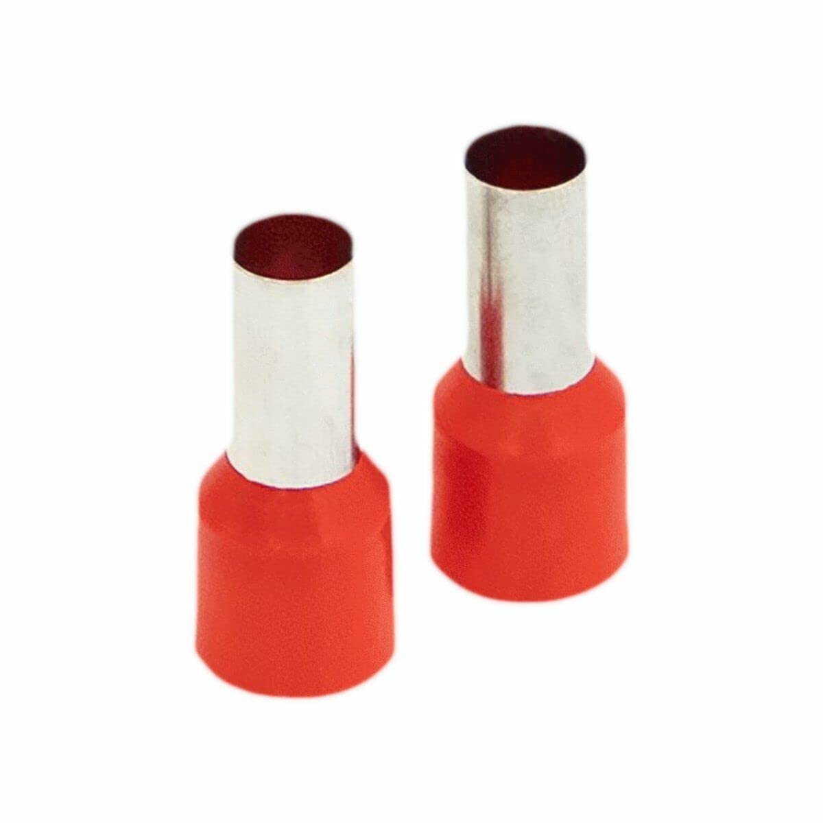 Ferrules Install Bay - Red 8Ga - 50 Per Bag